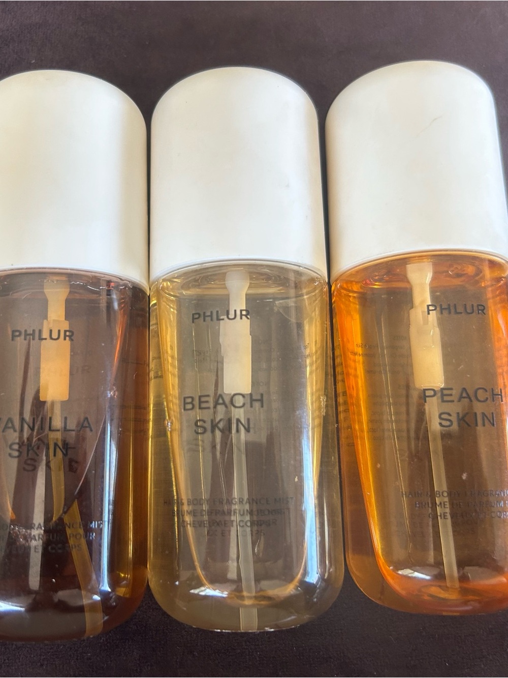PHLUR Beach Skin Vanilla Skin Peach Skin set